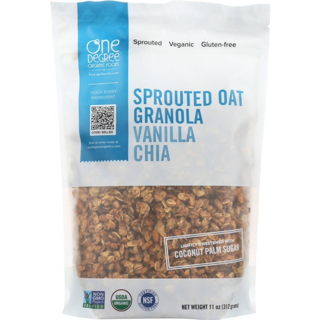 Sprouted Oat Granola with Vanilla & Chia - 11 oz