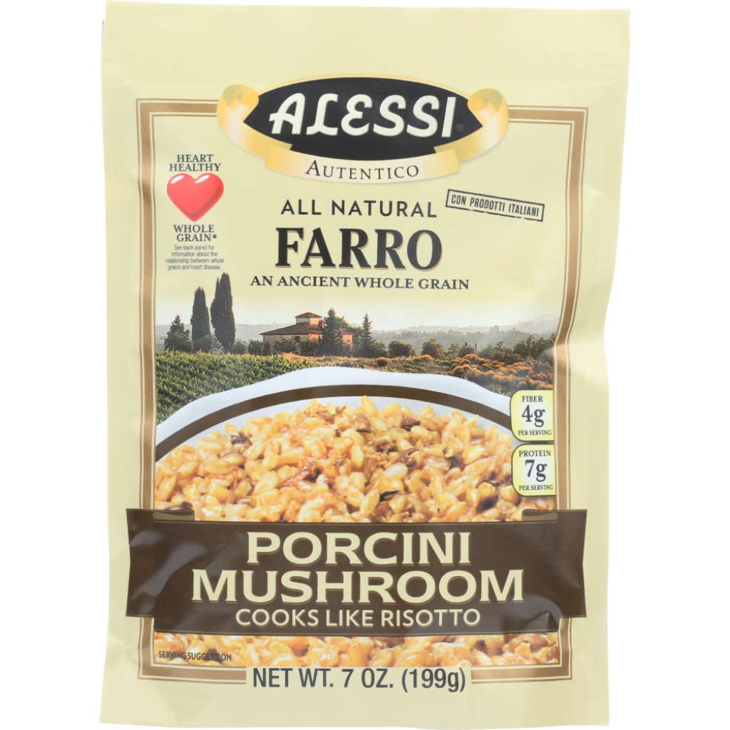 Nutritious Farro with Porcini Mushrooms, 7 oz