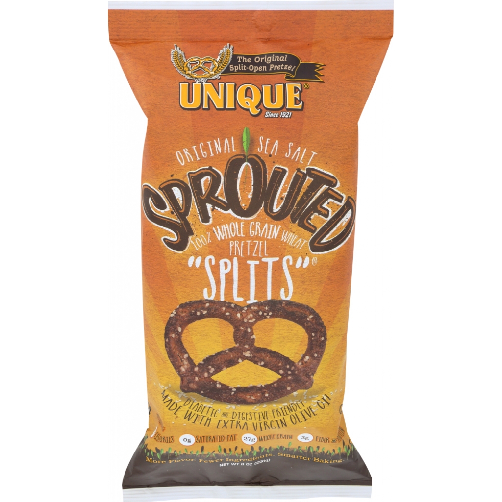 Sprouted Splits Pretzels - Crunchy Snack - 8 oz