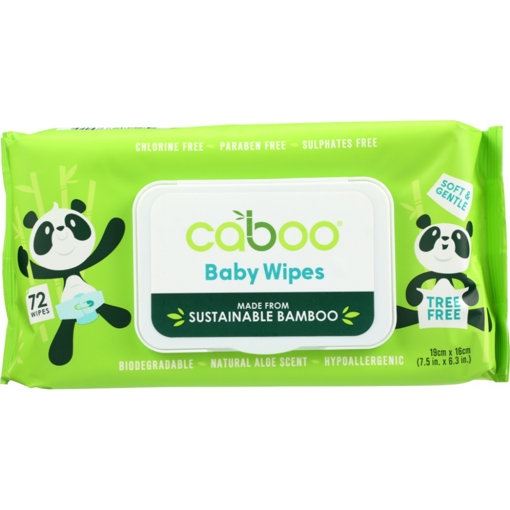 Natural Bamboo Baby Wipes - 72 Pack