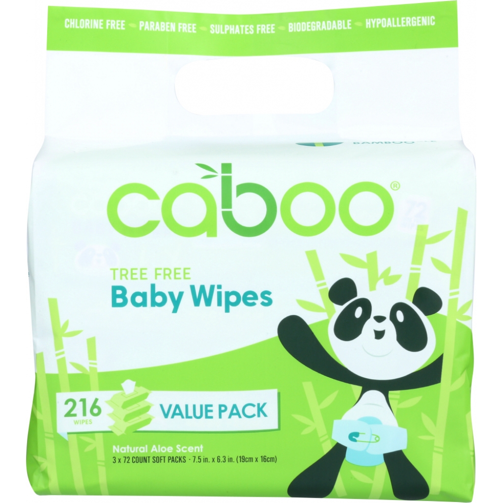 Tree-Free Bamboo Baby Wipes – 216 Packs