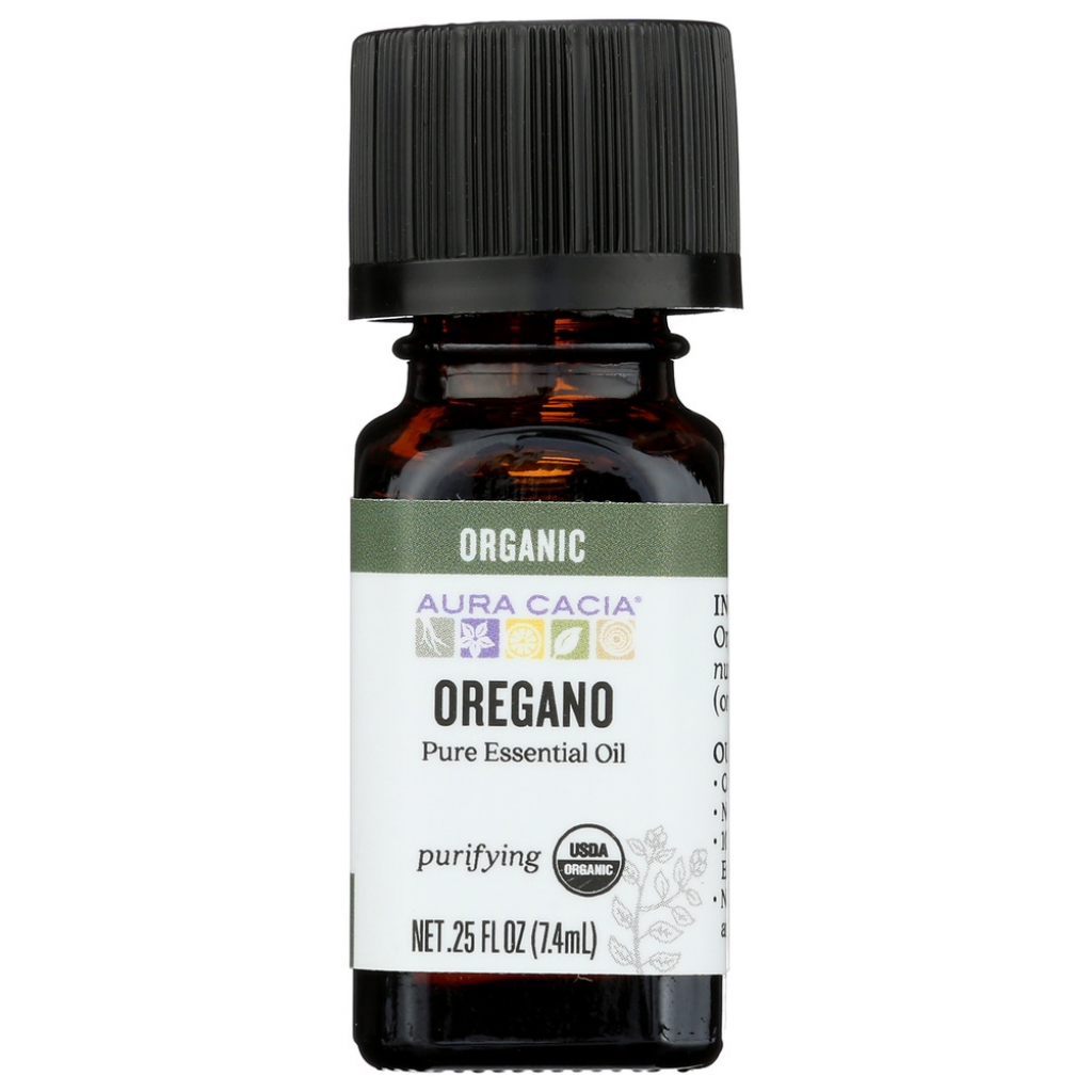 Pure Organic Oregano Essential Oil, 0.25 oz