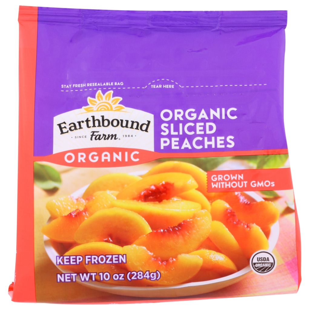 Organic Frozen Sliced Peaches - 10 oz