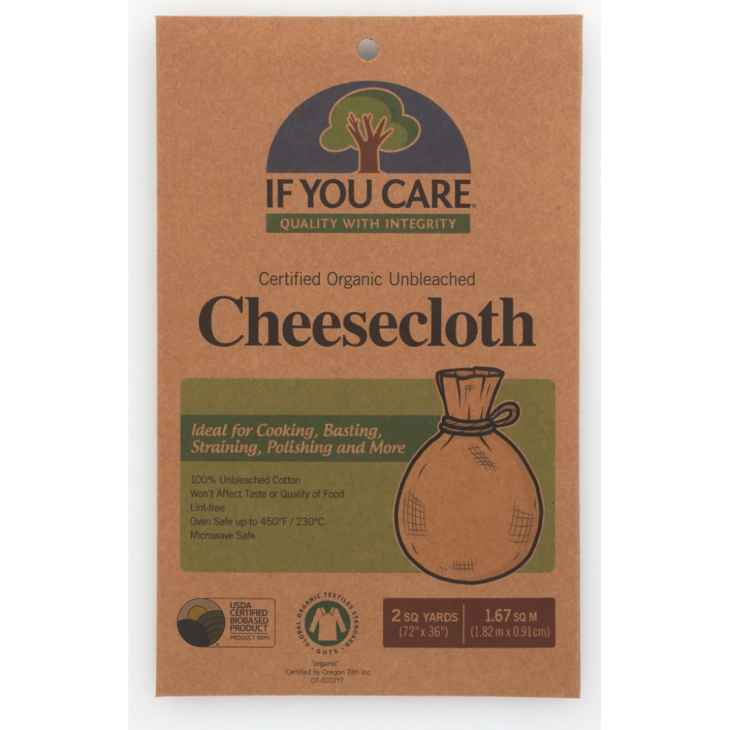 Organic Cheesecloth, 2 Square Yards