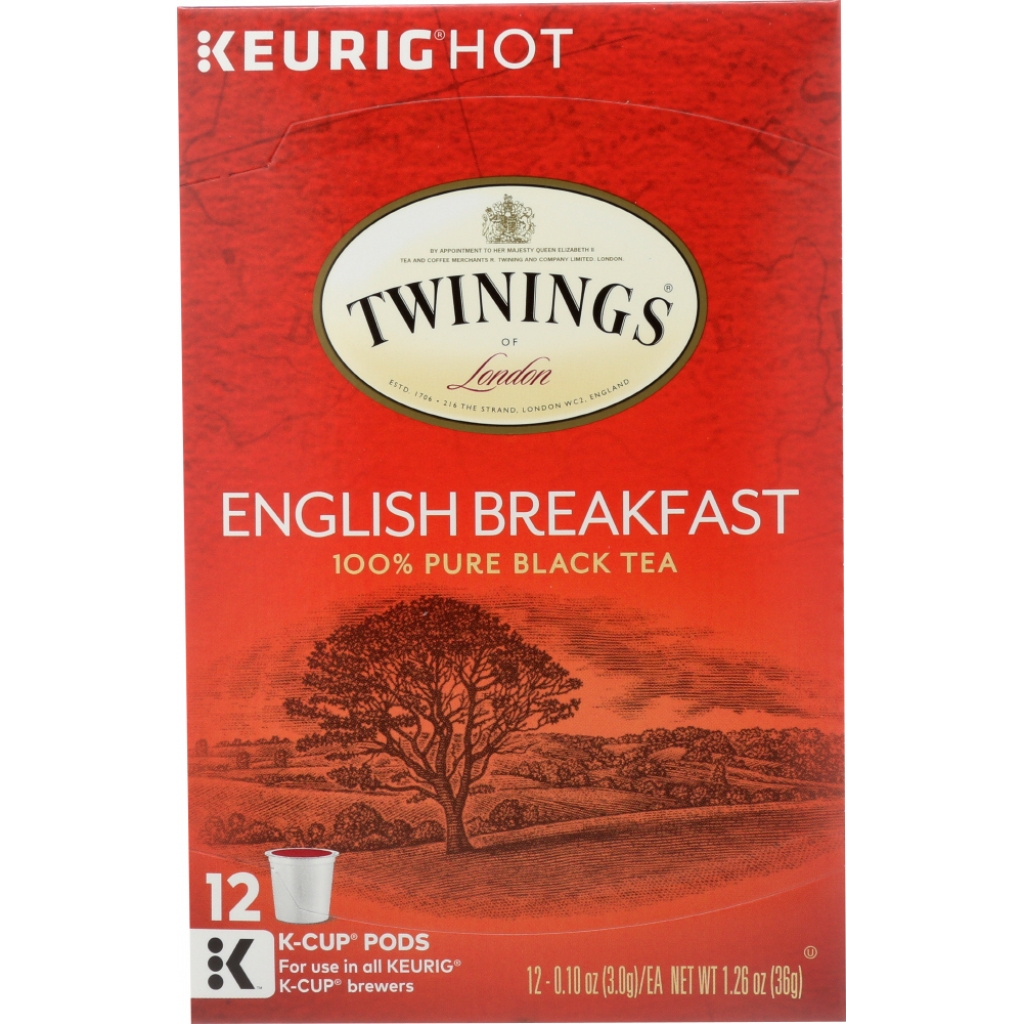 English Breakfast Tea K-Cups, 12 Count