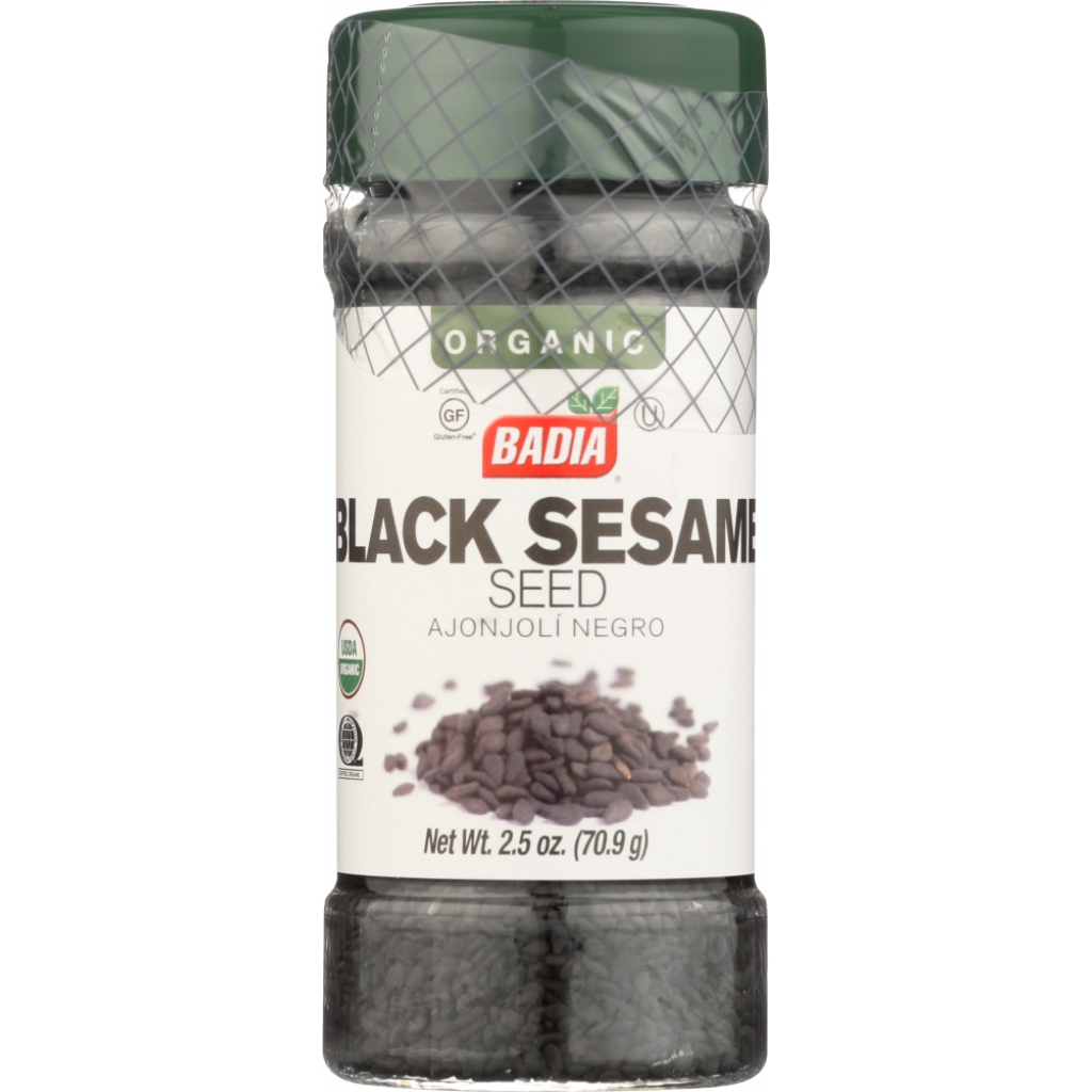 Organic Black Sesame Seeds - 2.5 oz