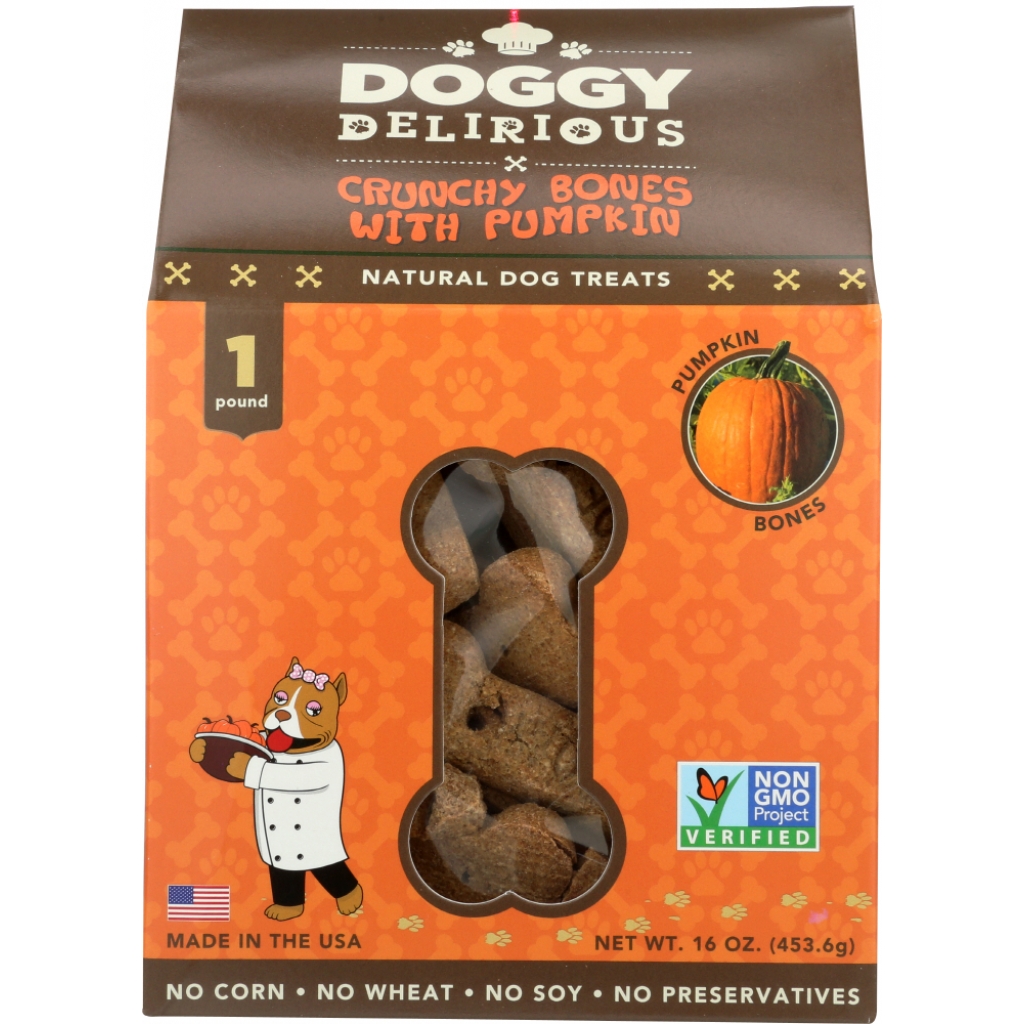 Organic Pumpkin Dog Treats - 16 oz