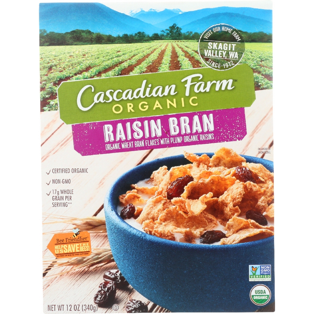 Organic Raisin Bran Cereal - 12 oz