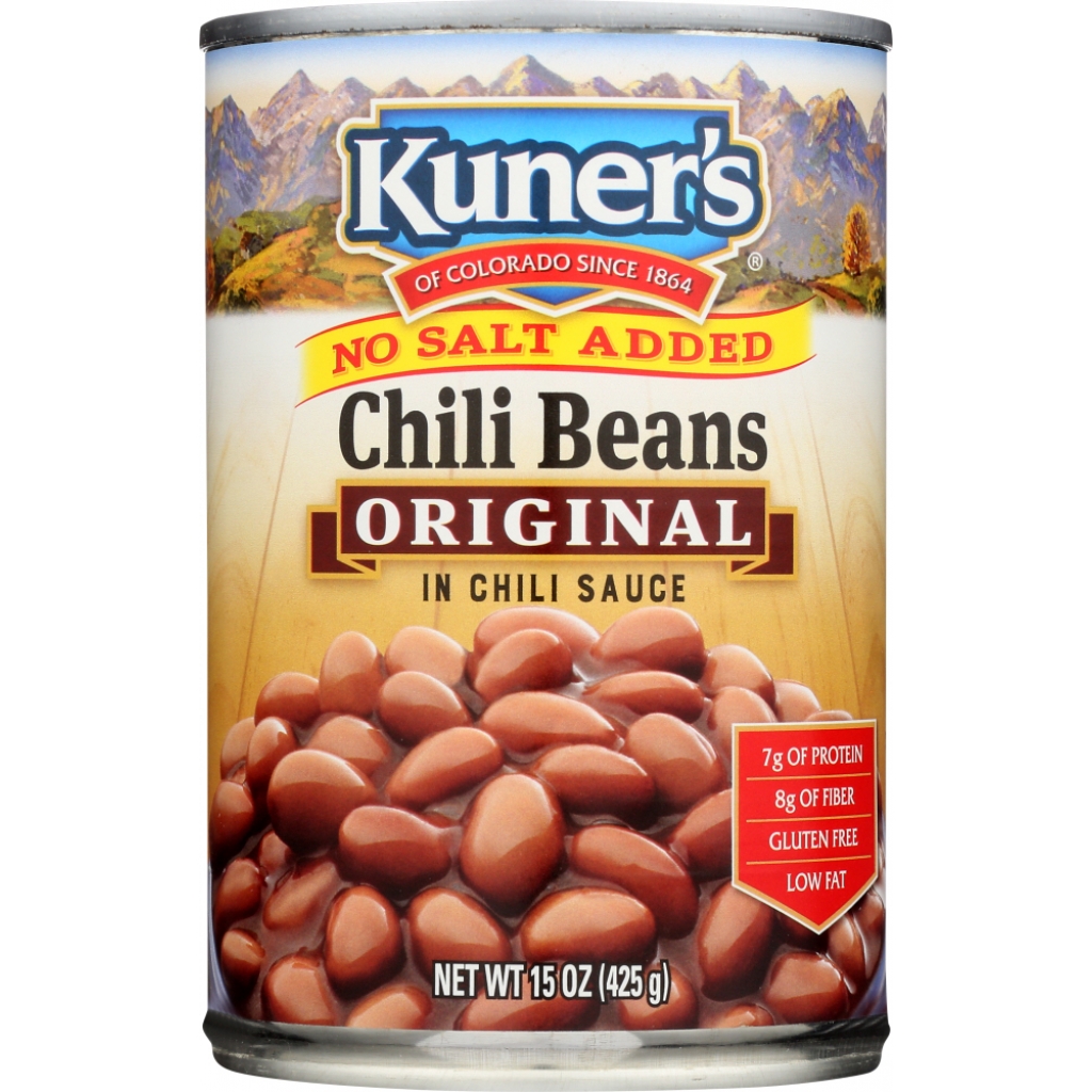 No Salt Added Chili Beans in Sauce - 15 oz