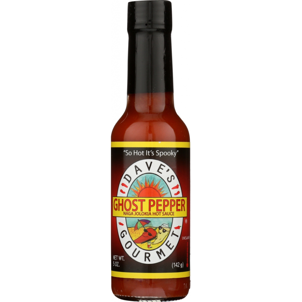 Ghost Pepper Naga Jolokia Hot Sauce – 5 oz Spicy Condiment