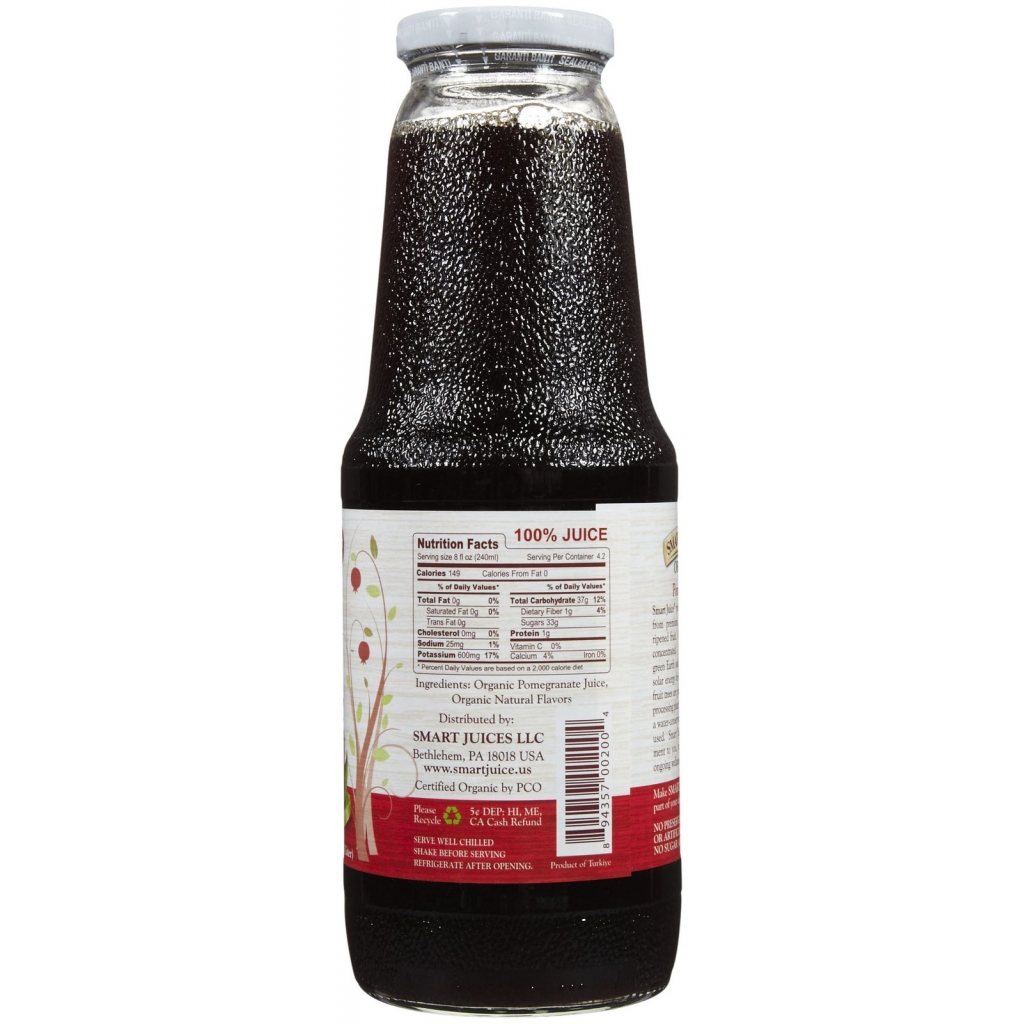 Organic Pomegranate Juice, 33.8 oz