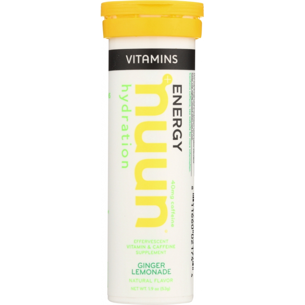 Nuun Vitamins Ginger Lemonade - 12 Tablets