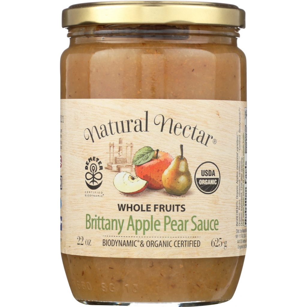 Biodynamic Pear Apple Sauce, 22 oz