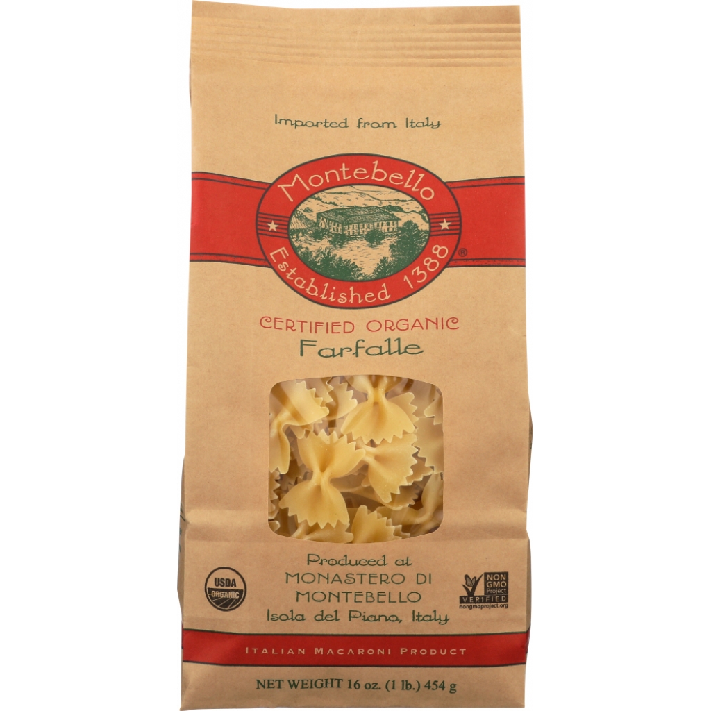 Organic Farfalle Pasta, 16 oz