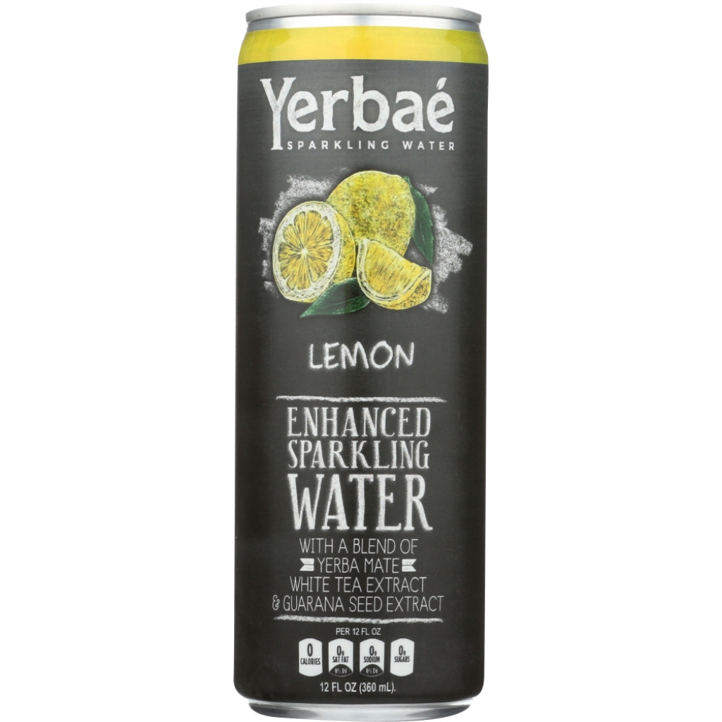 Enhanced Lemon Sparkling Water - 12 fl oz