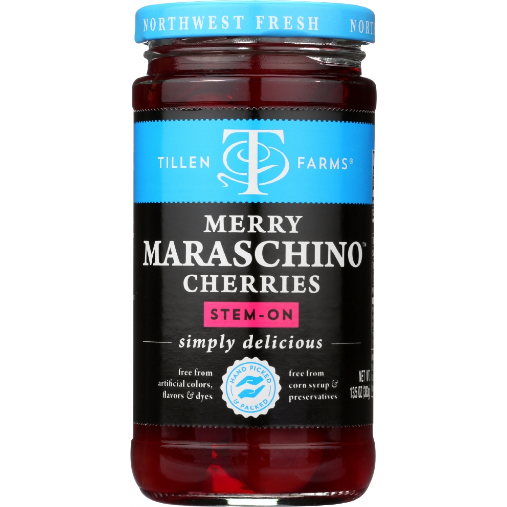 Merry Maraschino Pitted Cherries, 14 oz