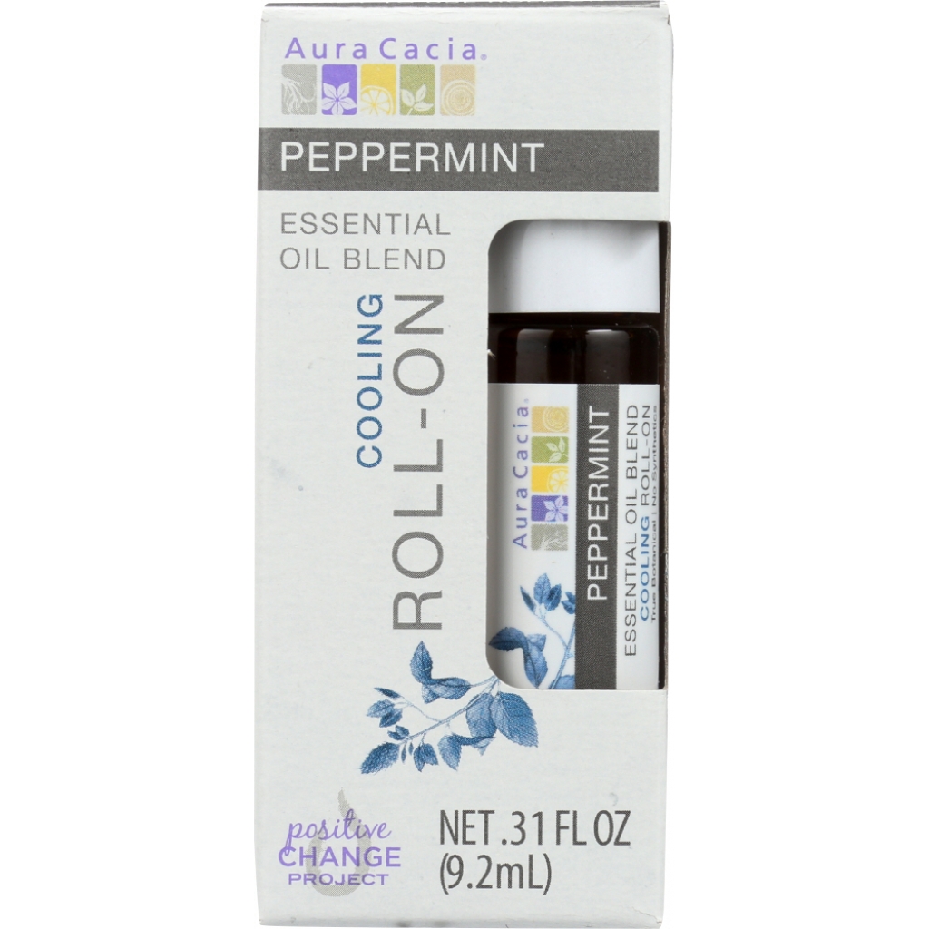 Essential Peppermint Roll-On Oil, 0.31 oz