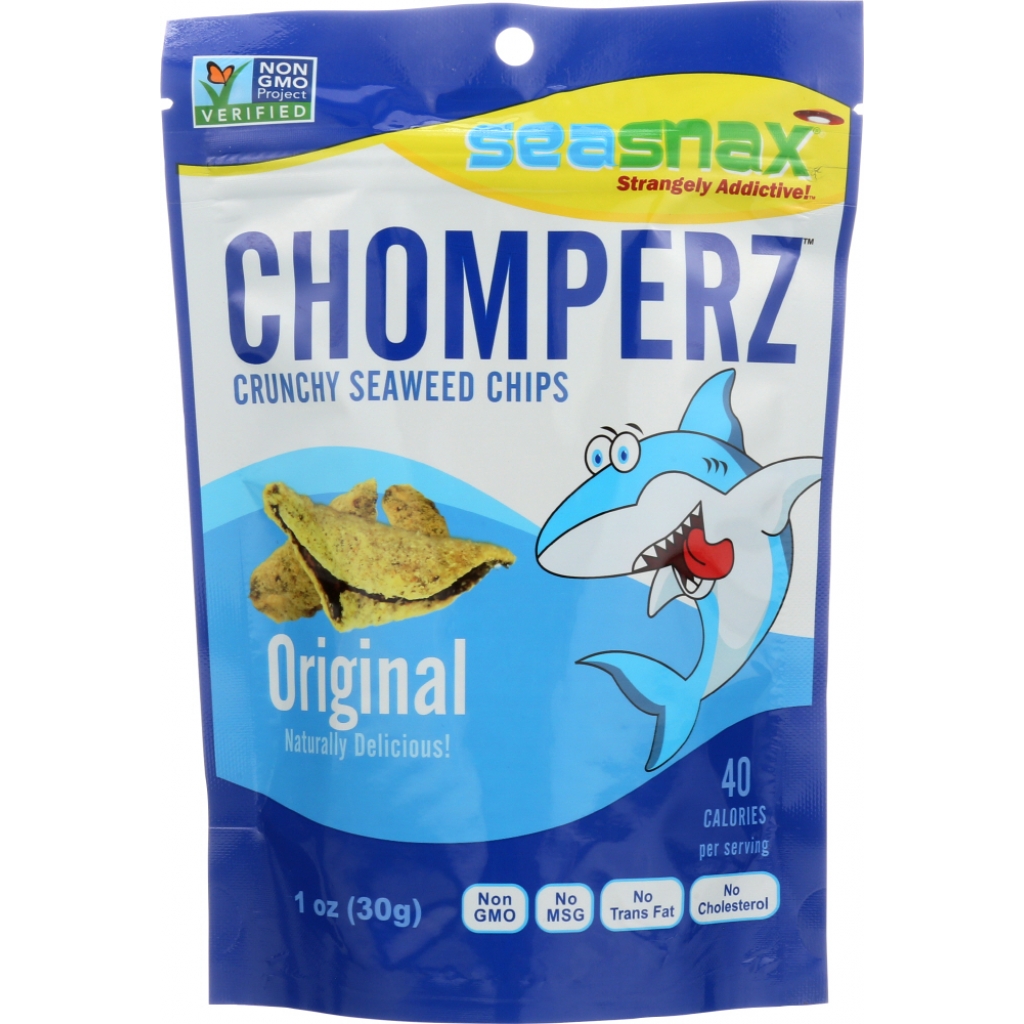 Savory Seaweed Chomperz Original Chips - 1 oz