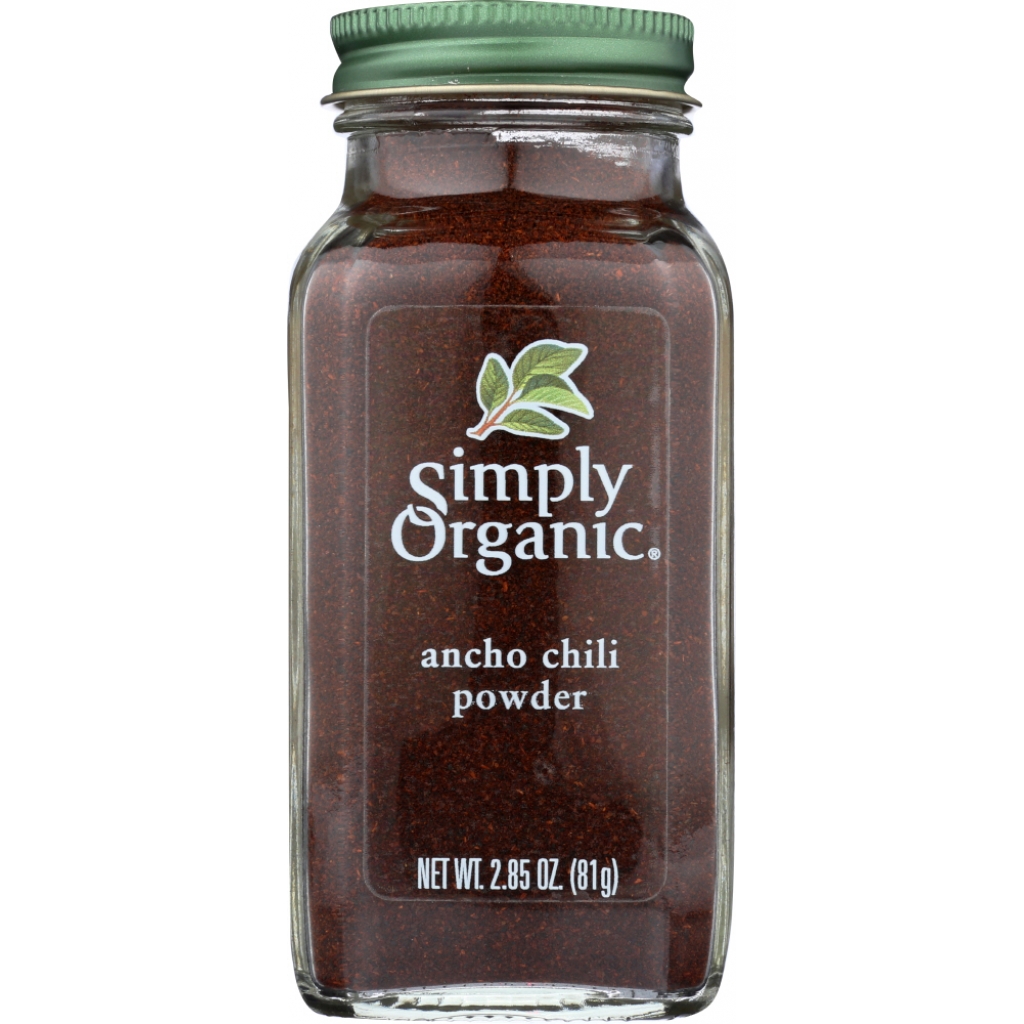 Certified Organic Ancho Chili Powder - 2.85 oz