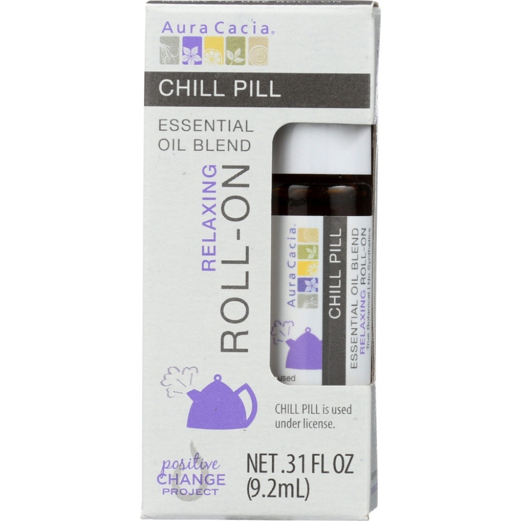 Essential Oil Roll-On Chill Pill, 0.31 oz