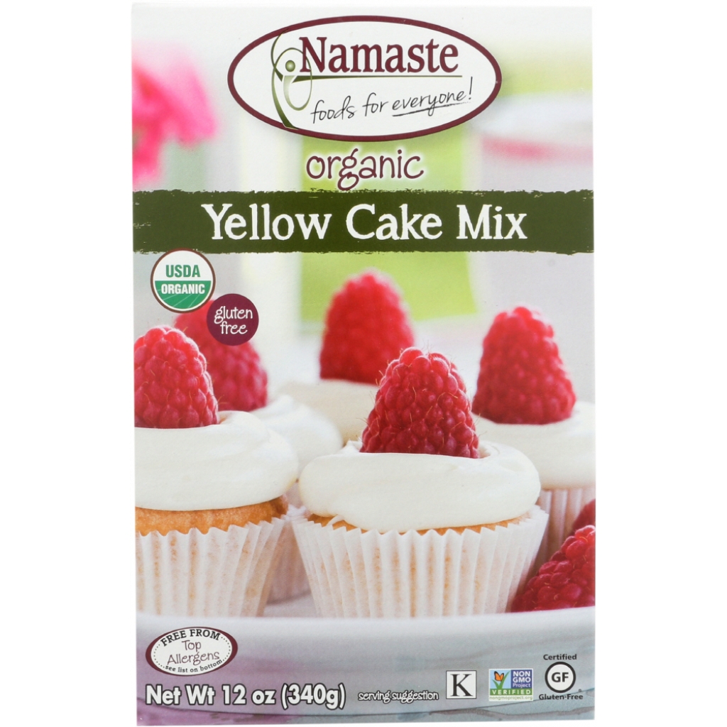 Namaste Foods Organic Yellow Cake Mix - 12 oz