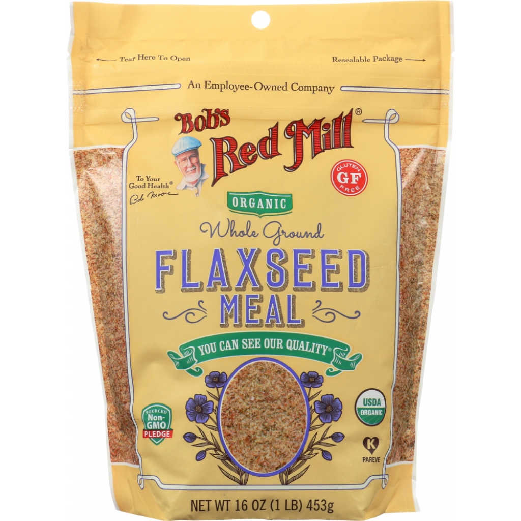 Organic Whole Ground Flaxseed Meal - Nutrient-Dense Superfood