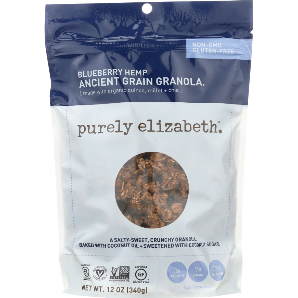 Blueberry Hemp Ancient Grain Granola - 12 oz