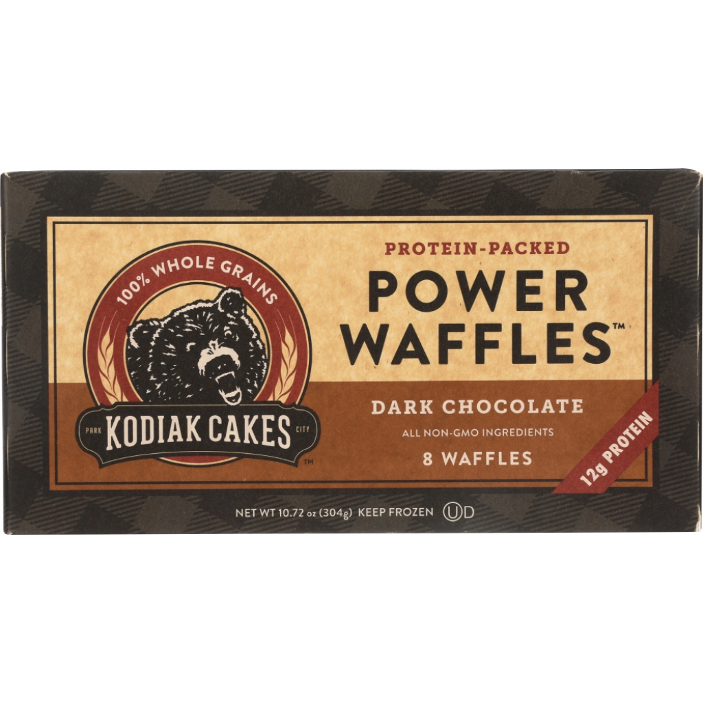 Power Waffles Dark Chocolate Frozen - 10.72 oz