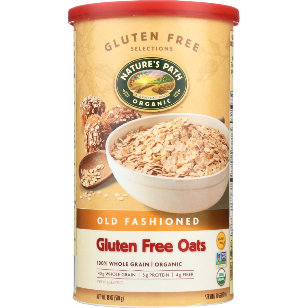 Organic Gluten-Free Old-Fashioned Oats - 18 oz