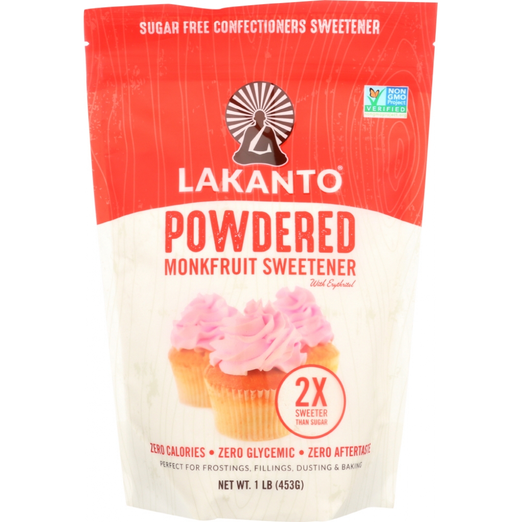 Lakanto Powdered Sweetener - Zero Calorie Alternative, 16 oz.