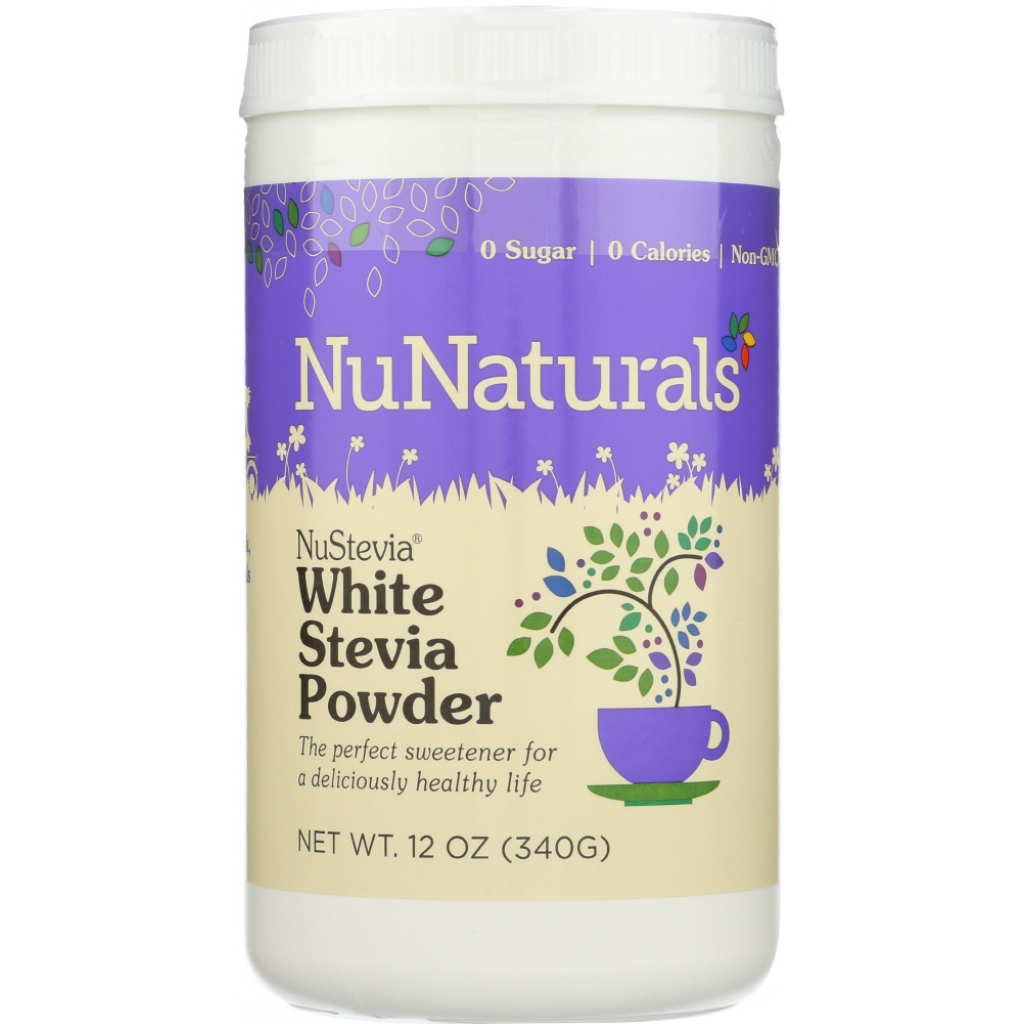 Organic White Stevia Powder Sweetener - All-Purpose, 12 oz