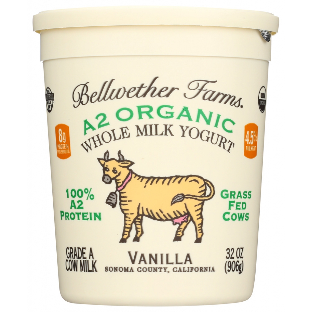 Whole Jersey Cow Milk Vanilla Yogurt - 32 Oz