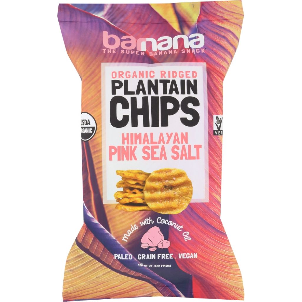 Pink Salt Plantain Chips - Tropical Snack Delight