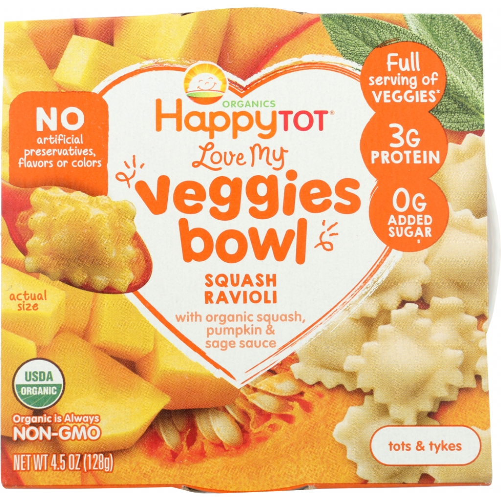 Nutritious Veggies Bowl Ravioli with Squash, 4.5 oz