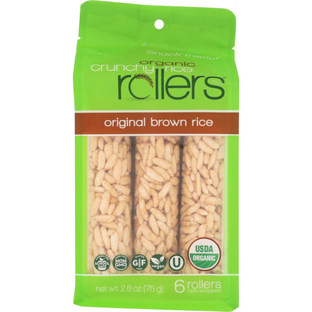 Organic Crunchy Brown Rice Rollers, 2.6 oz