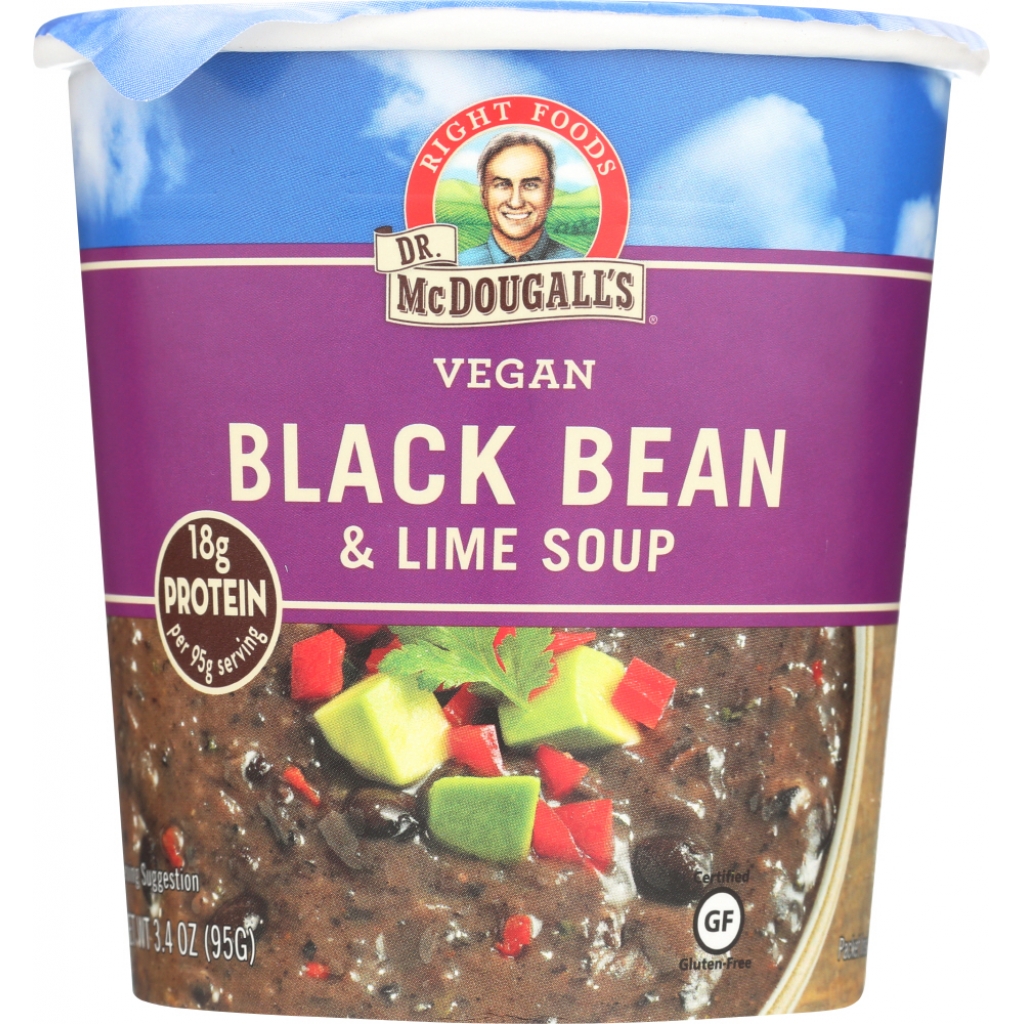 Big Cup Vegan Soup - Black Bean and Lime, 3.4 oz