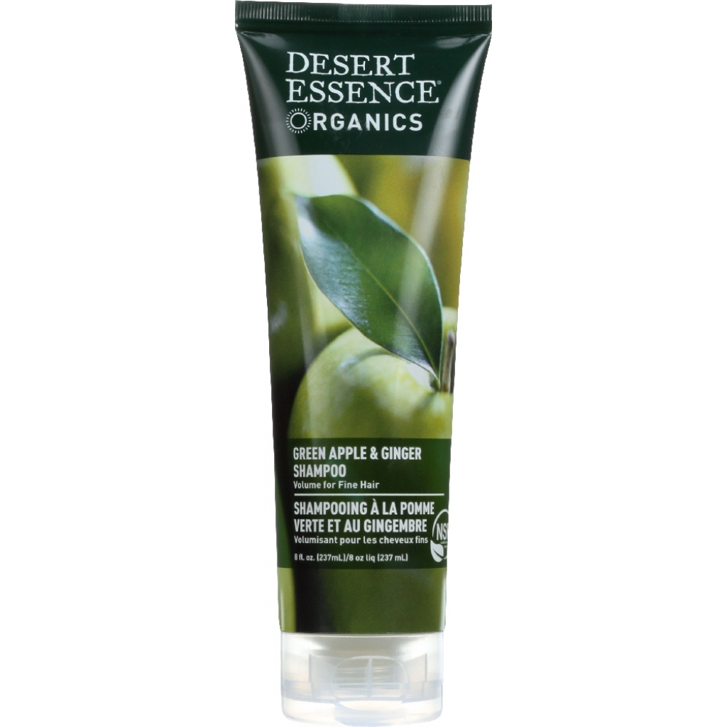 Organic Green Apple and Ginger Shampoo - Nourishing Cleanser