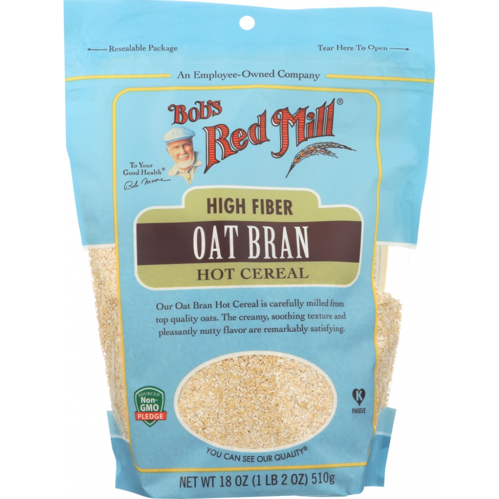 High Fiber Oat Bran Hot Cereal, 18 oz