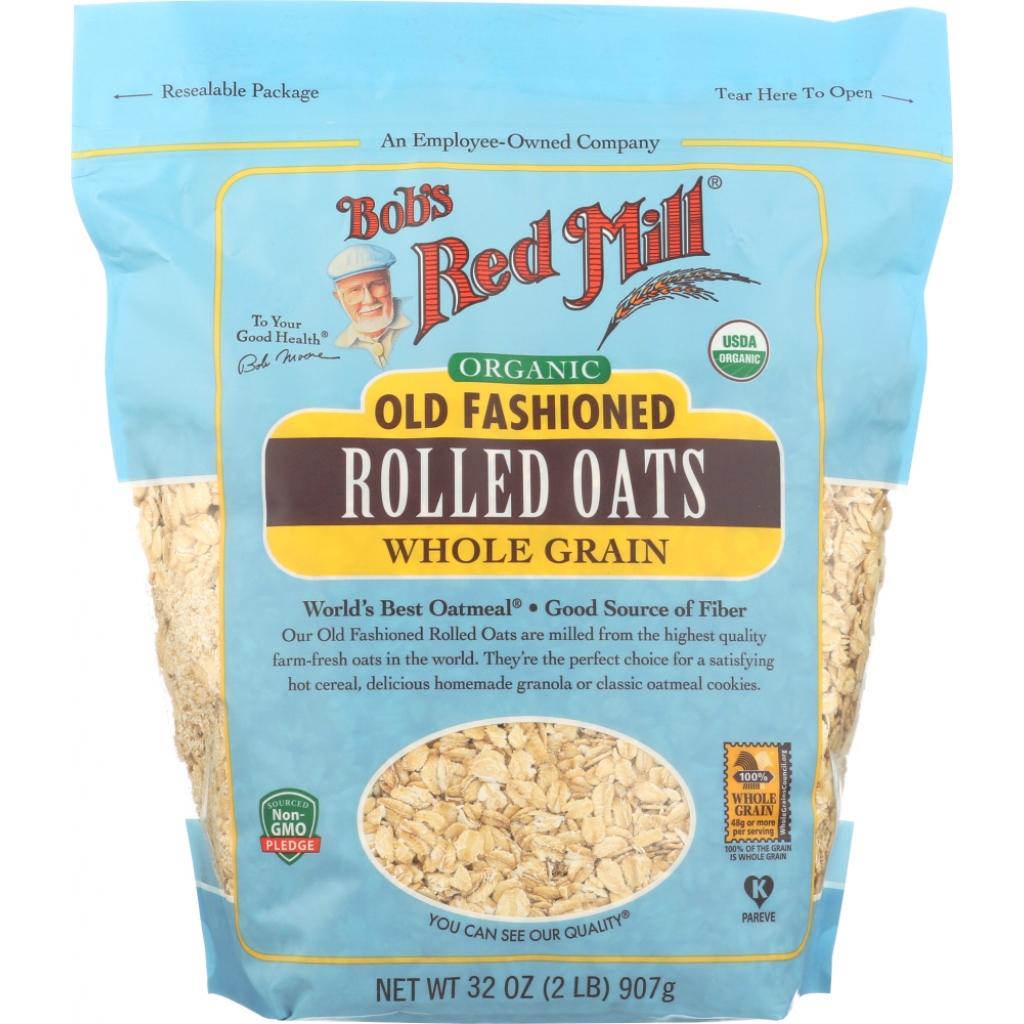 Organic Old Fashioned Rolled Oats, 32 oz