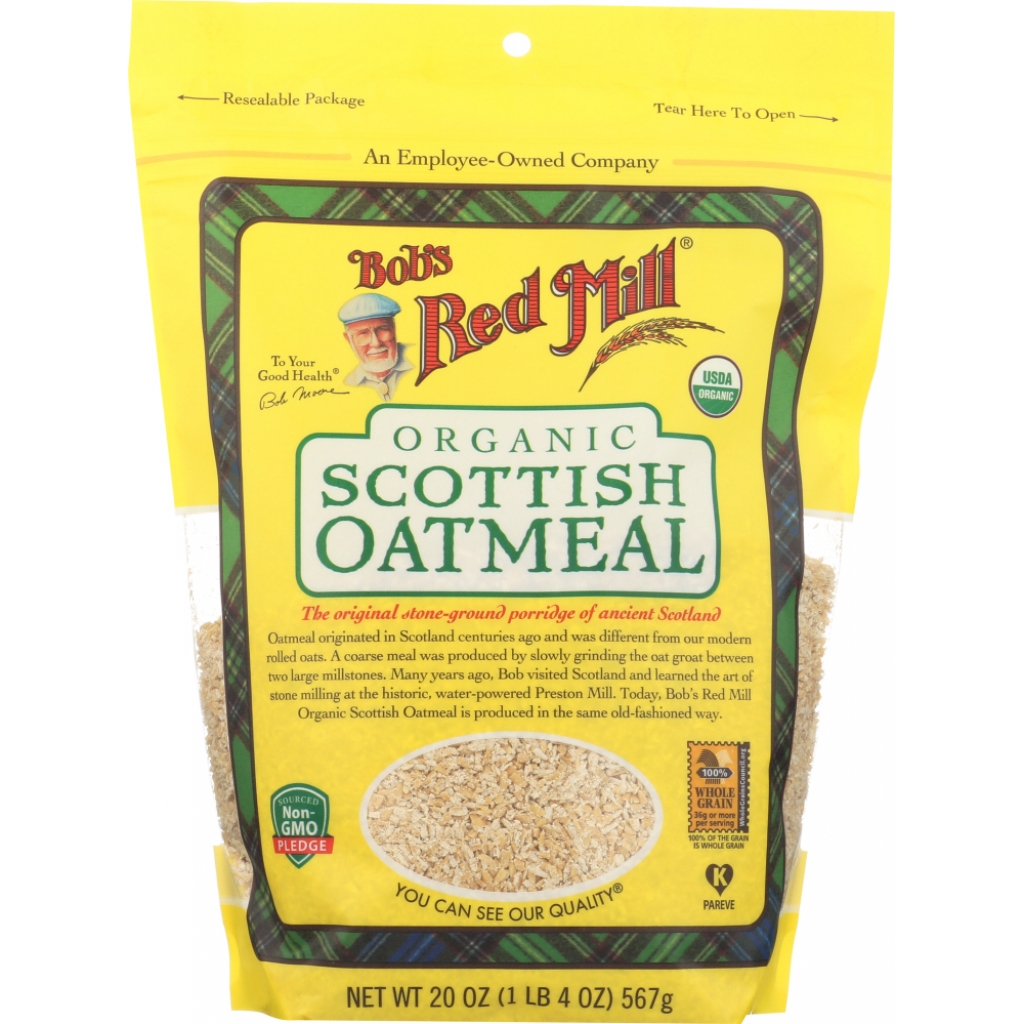 Organic Scottish Oatmeal, 20 oz