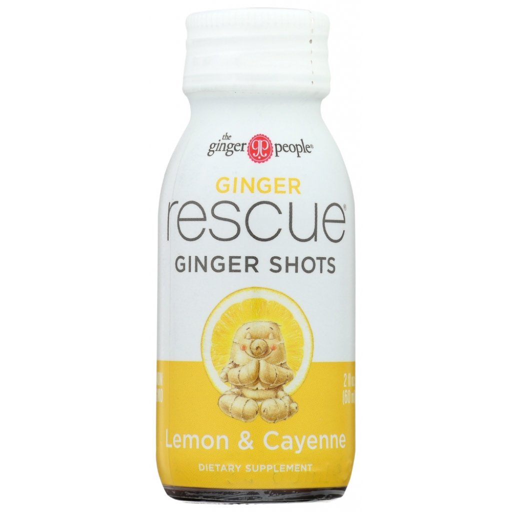 Immune Support Ginger Shots - Lemon & Cayenne - 2 oz