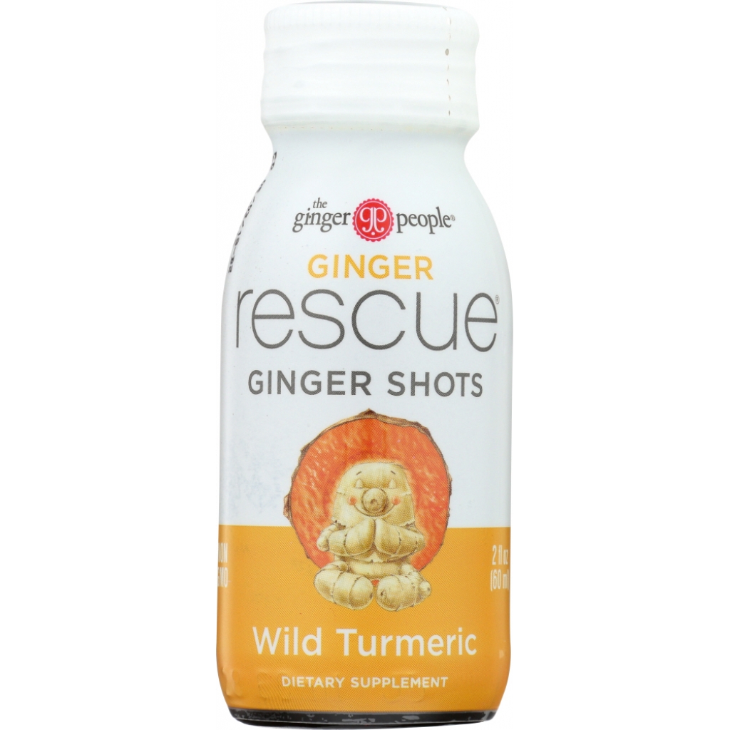 Ginger Rescue Turmeric Shot for Wellness - 2 oz