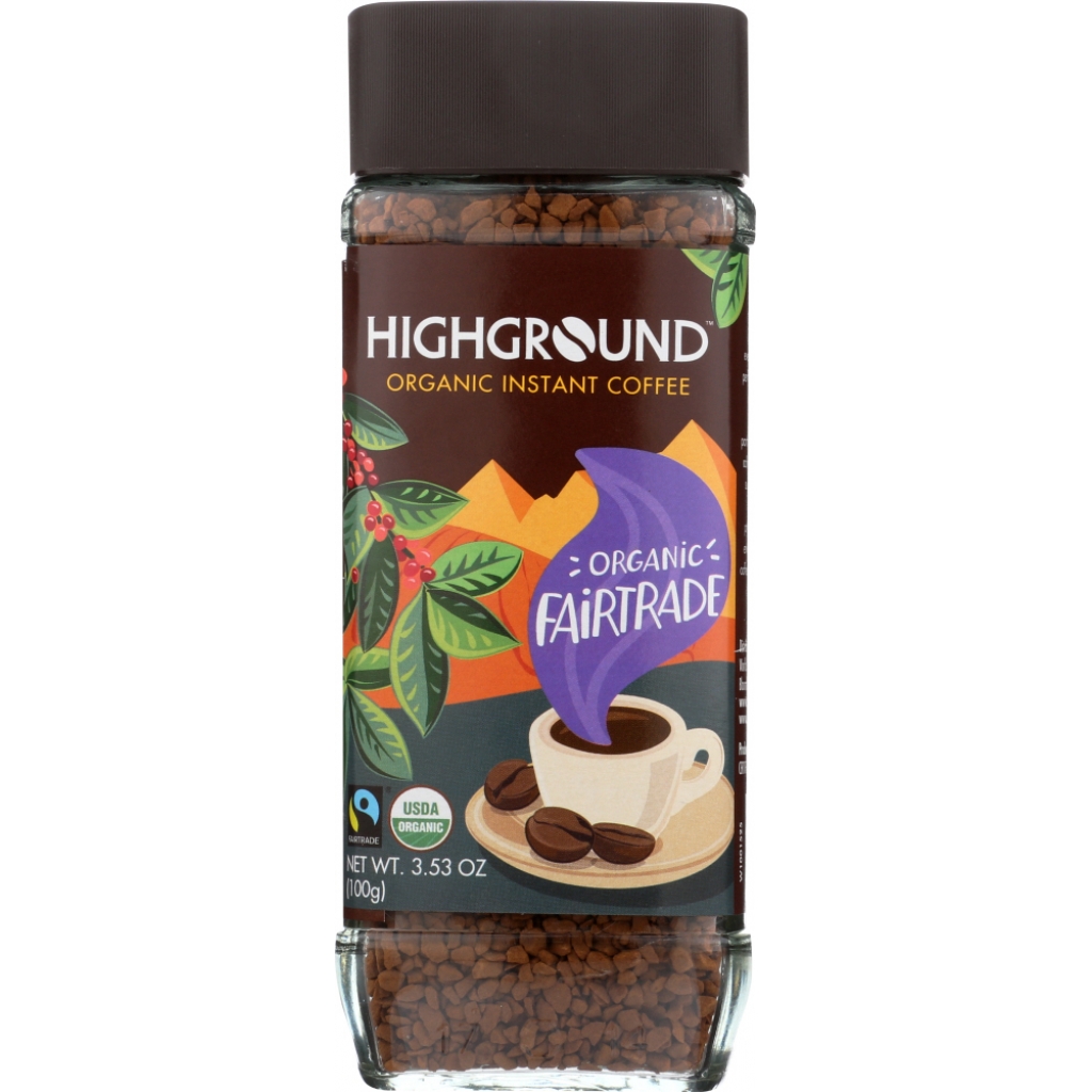 Organic Instant Coffee, Regular, 3.53 oz