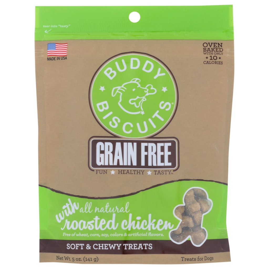 Grain-Free Soft Chewy Chicken Dog Treats - 5 oz