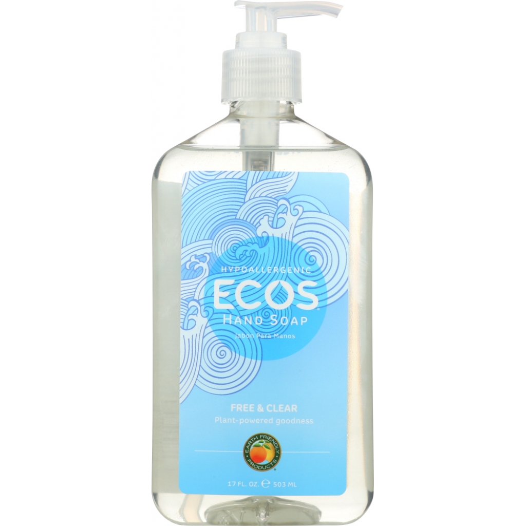 Earth-Friendly Handsoap Free & Clear, 17 oz