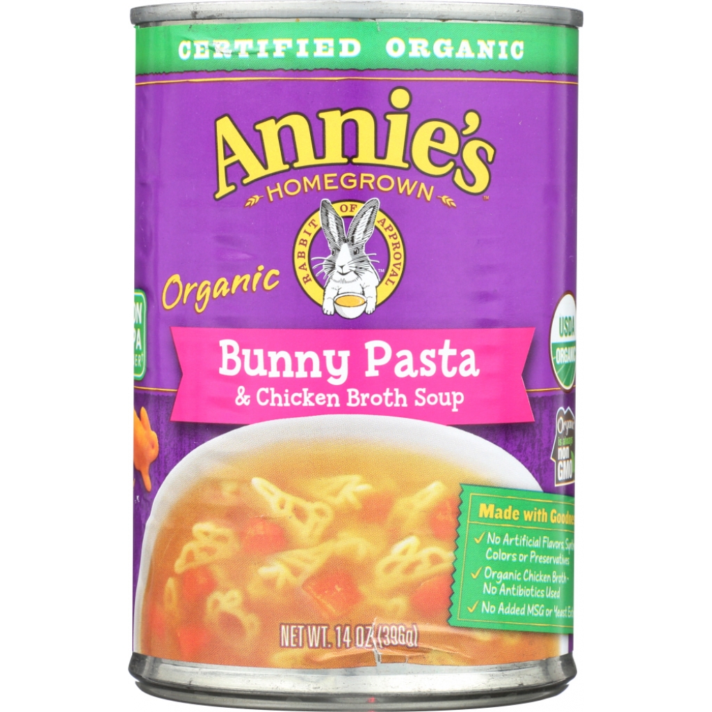 Wholesome Organic Bunny Pasta & Chicken Broth Soup