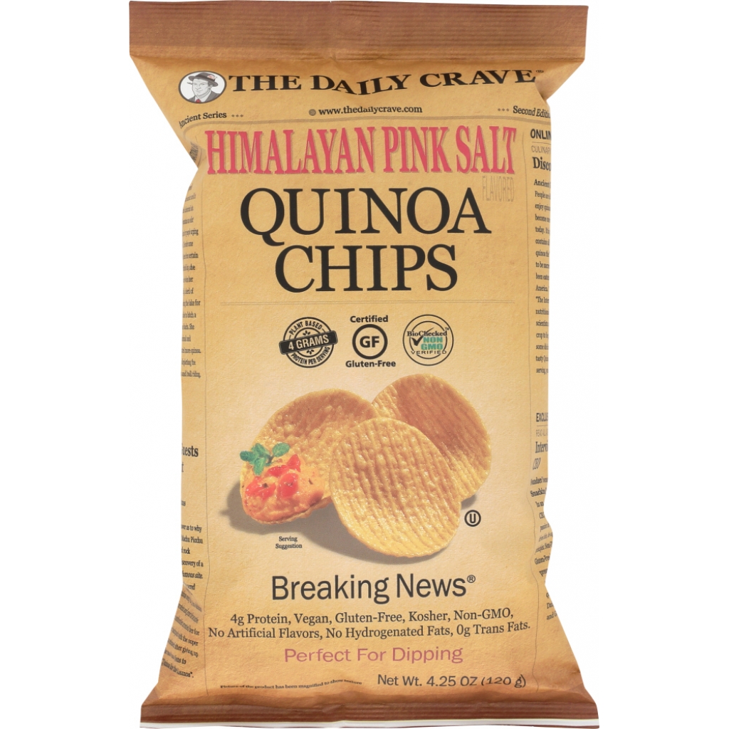 Himalayan Pink Salt Quinoa Chips, 4.25 oz