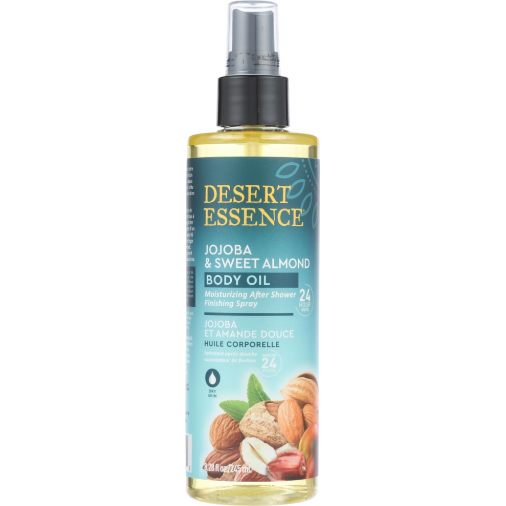 Hydrating Jojoba & Sweet Almond Body Oil Spray - Soothing Moisture