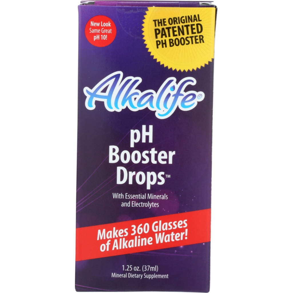 pH Booster Drops - Enhance Your Water, 1.25 oz