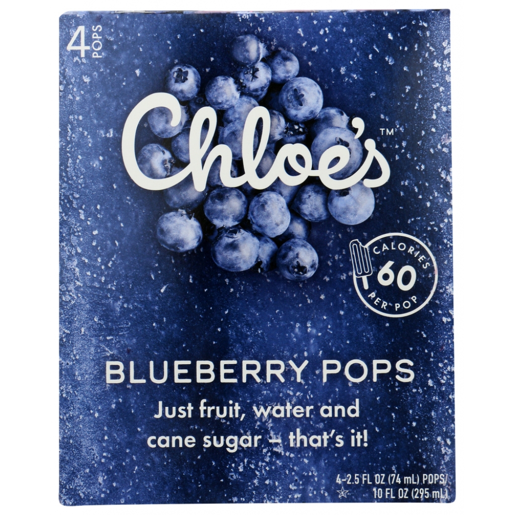 Blueberry Fruit Pop, 10 oz